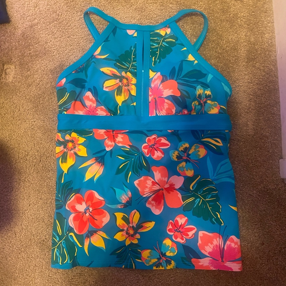 Lands End tankini top size 2